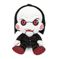 Kidrobot Saw Billy Phunny Plush, 8-inch display-ready figure for collectors.