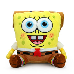 Kidrobot SpongeBob Kamp Koral plush with backpack, ready for camp adventures.