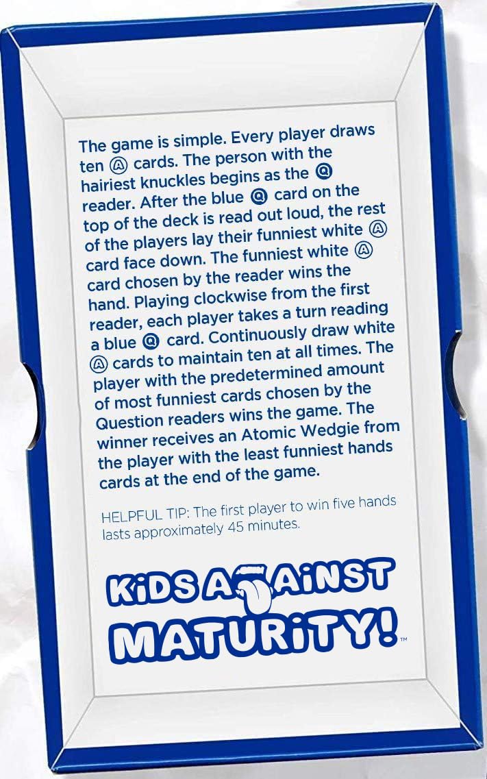 Kids Against Maturity ideal for holiday play and gathering.