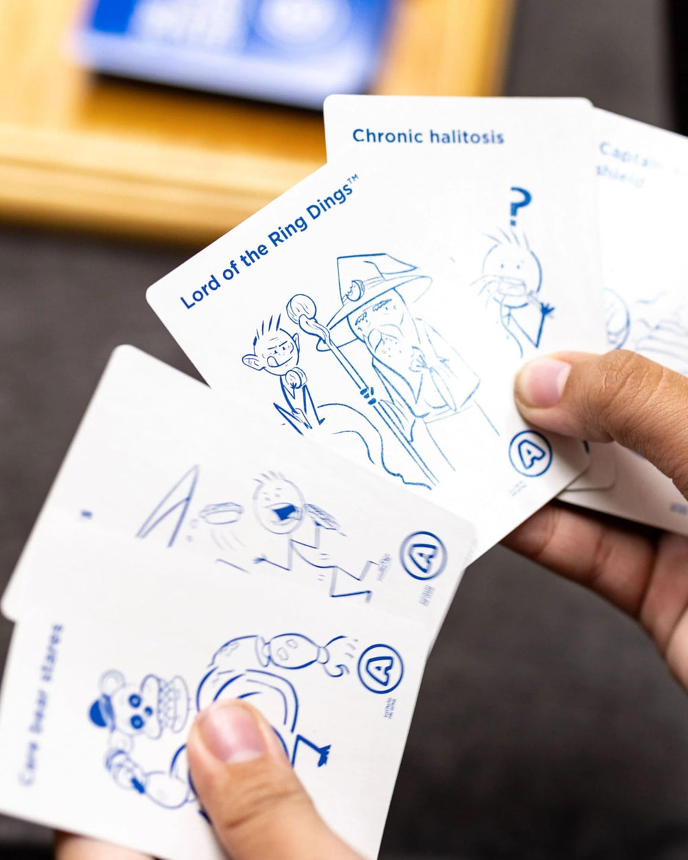 Kids Against Maturity rulebook insert guides quick setup and play.