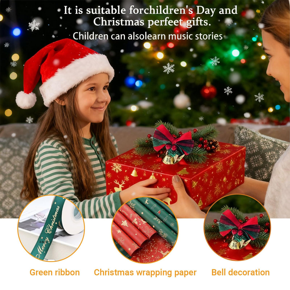 Kids Phonograph includes 8 recording cards for personalized audio moments.