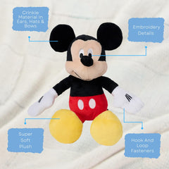 Kids Preferred Disney Friends Minnie Mouse plush, 11-inch colorful companion for storytelling