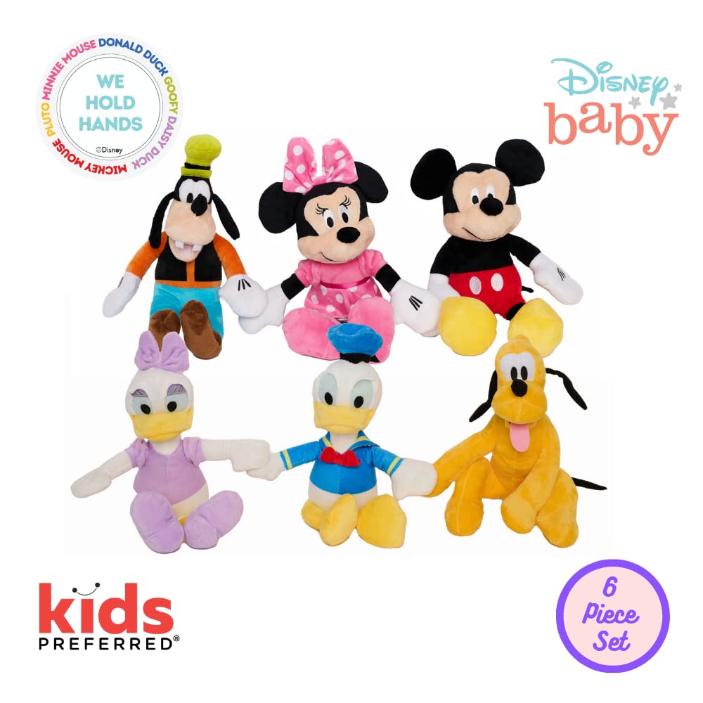 Kids Preferred Disney Friends Pluto plush, 9-inch seated pup for cozy cuddles