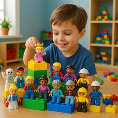 Kids Toys preschool STEM figures boost fine motor skills during play