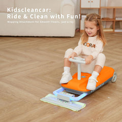 Kidscleancar 6L storage compartment keeps essentials handy.
