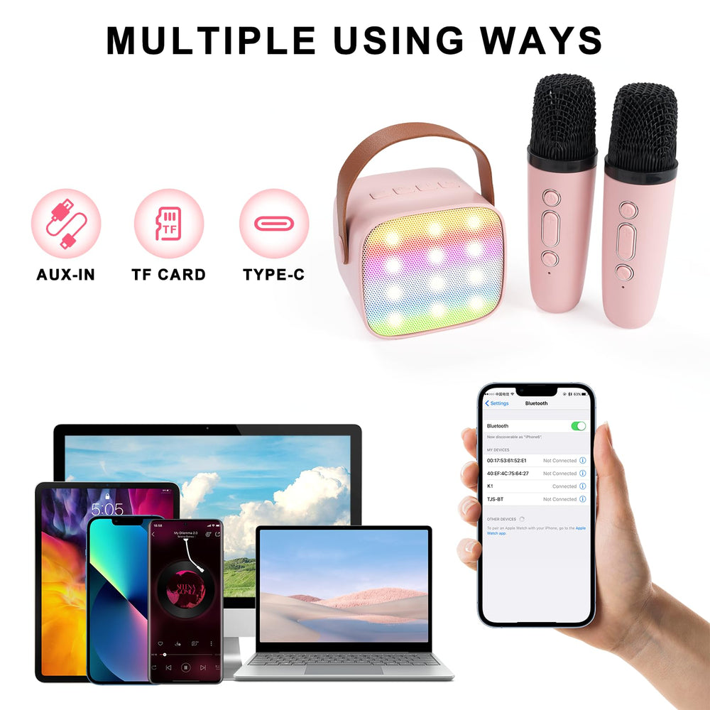 KidsFaves Bluetooth connectivity allows easy streaming from phones or tablets.