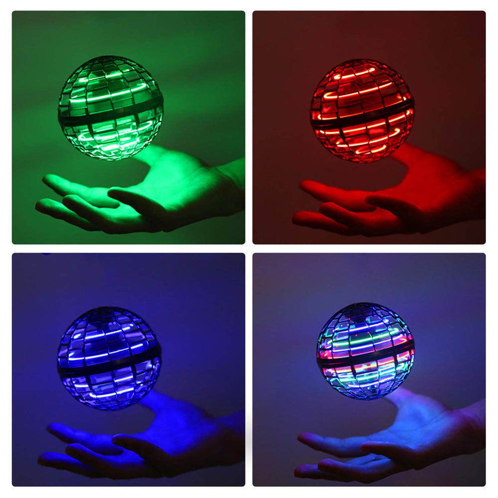 Kidsjoy Fly Orb blue side view showing boomerang motion and quick reactions