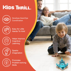 Kidsthrill airplane toy with kids playing to spark imaginative adventures