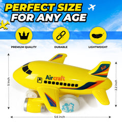 KIDSTHRILL airplane toy set together, all three colors for variety.