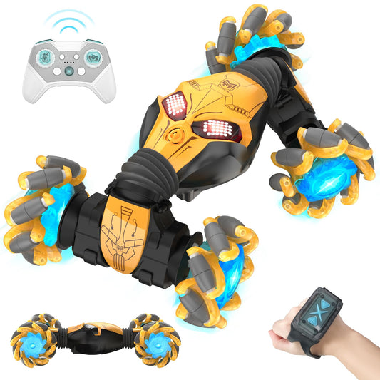 Kidstinct 1:12 gesture sensing RC stunt car red ready for outdoor play