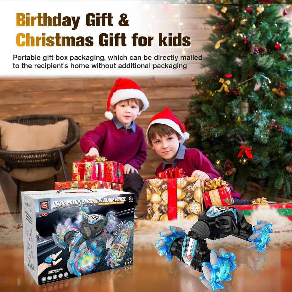 Kidstinct remote and hand control provide versatile driving options.