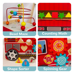 KIDS TOYLAND FSC-certified wood walker offers durable, safe construction.