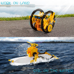 KIDWILL solar-powered robot in action powered by sunlight encourages learning.