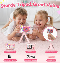KIDWILL toddler camera records 1080P video for clear daily moments