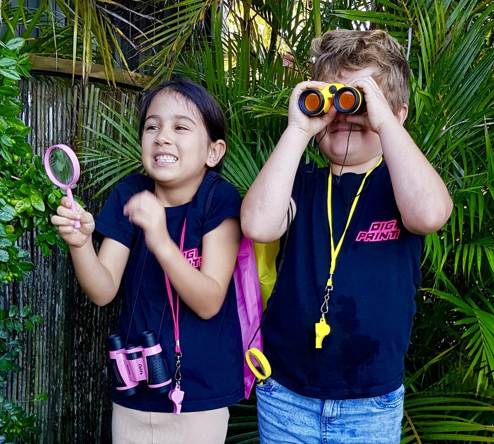 Kidz@Play Adventure Kidz Kit outdoor exploration set in action.