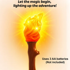 KidzAdventure Adventurer's Torch Lantern is lightweight and durable for kids.