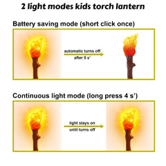 KidzAdventure Adventurer's Torch Lantern emits natural cricket sounds for camping ambience.