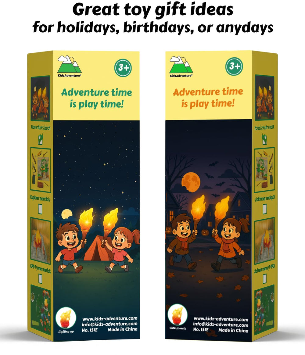 KidzAdventure Adventurer's Torch Lantern features compact design for travel.