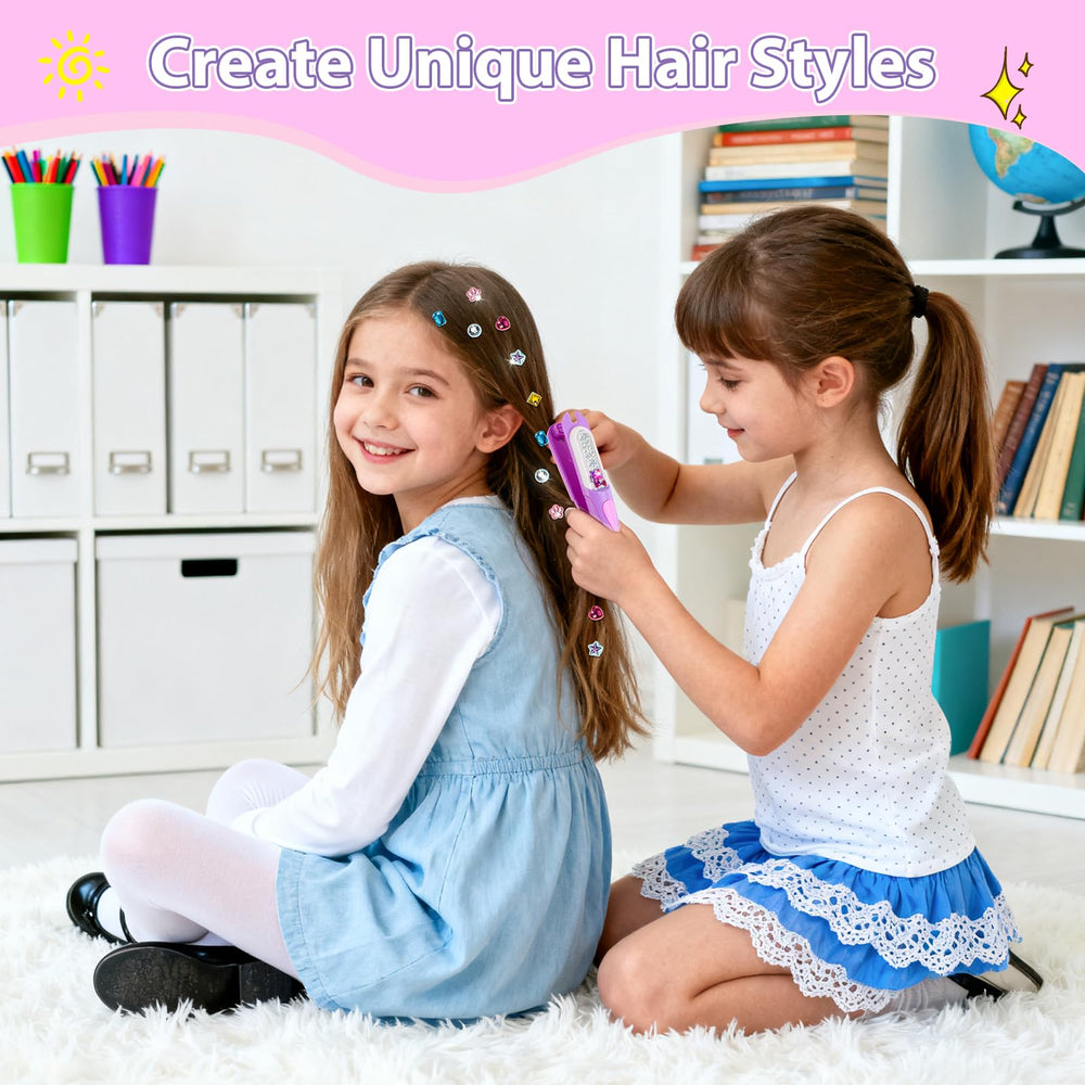 kidzkube 24 rhinestones refill pack with assorted styles for versatile hairstyles