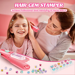 Kidzkube hair stamper clamp design for precise gem placement.