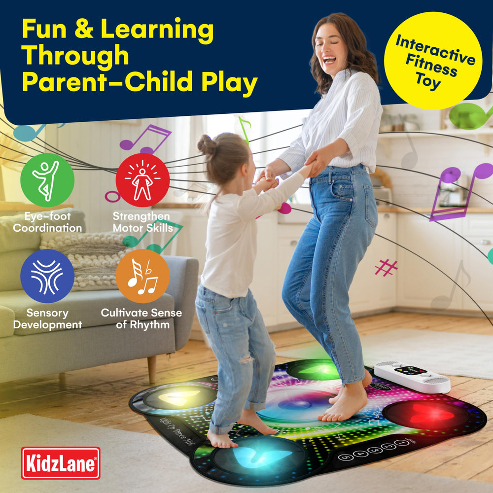 Kidzlane detachable top mats allow quick theme changes for renewed engagement.