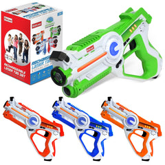 Kidzlane laser tag pistol with dynamic sounds for fast indoor battles.