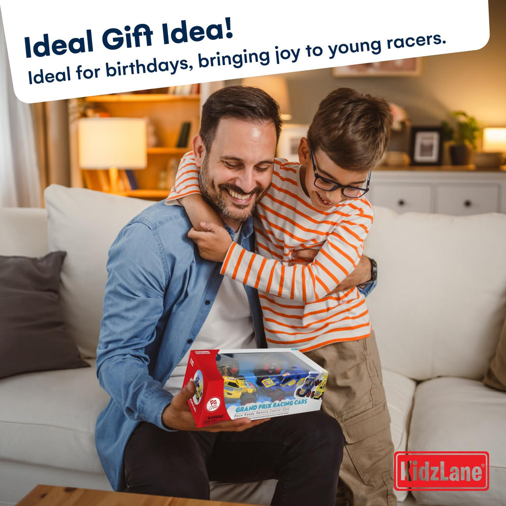 Kidzlane RC cars with 35-foot range for expansive racing
