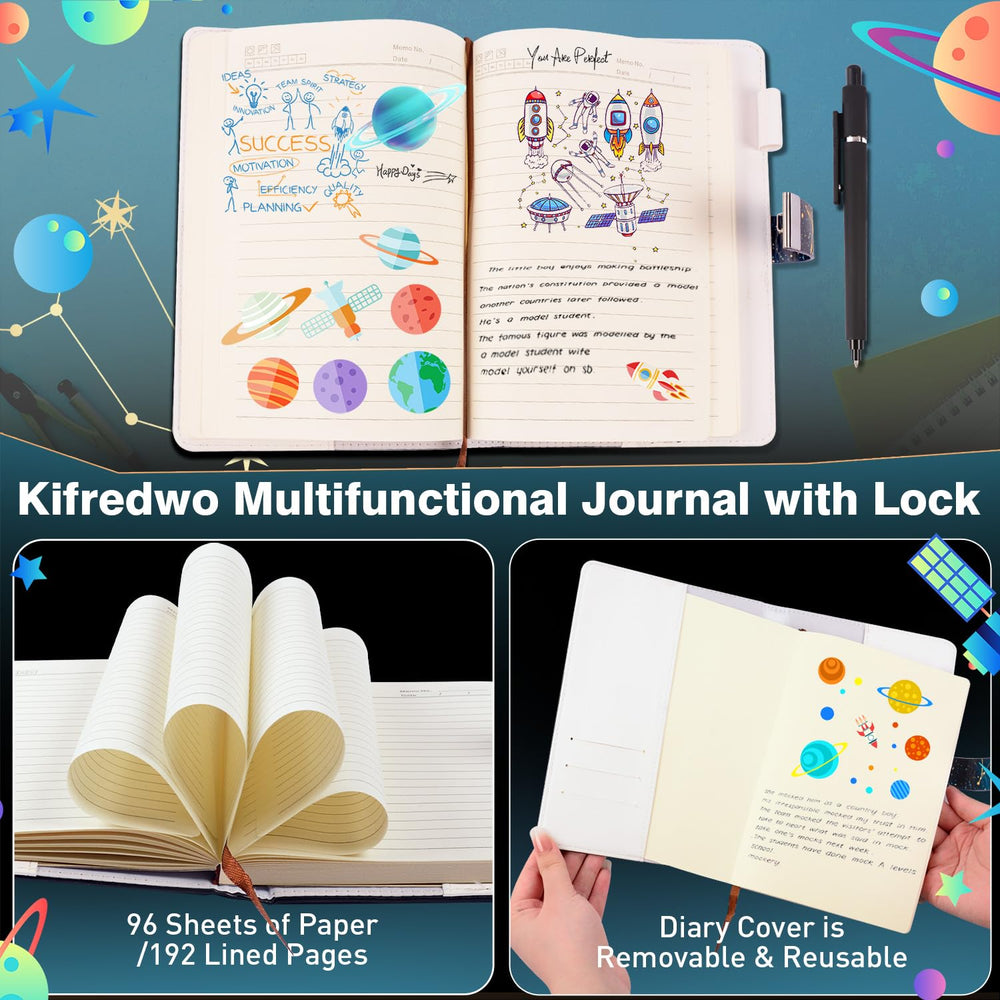 Kifredwo diary ideal for travel and school adventures