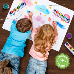 Kiggos classroom activity pack with washable, non-toxic paints for group projects.