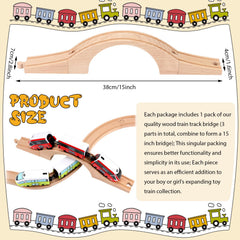 Kigley wood train bridge parts three: easy assembly for quick setup