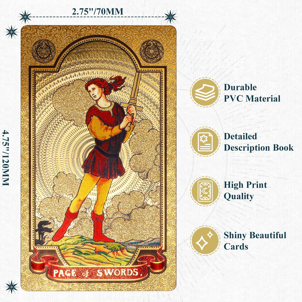 KIINO tarot deck shuffles smoothly for easy handling