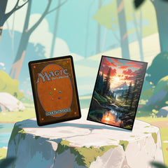 Kiiransr Taiga red green acid-free PVC-free material safeguards cards