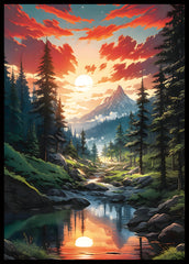 Kiiransr Taiga red green front ultra clear sleeves protect and showcase MTG cards