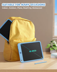 Kikapabi LCD Writing Tablet 10 Inch navy gift-ready packaging for occasions
