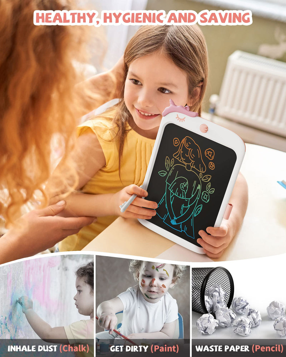 Kikapabi lightweight tablet ideal for on-the-go learning.