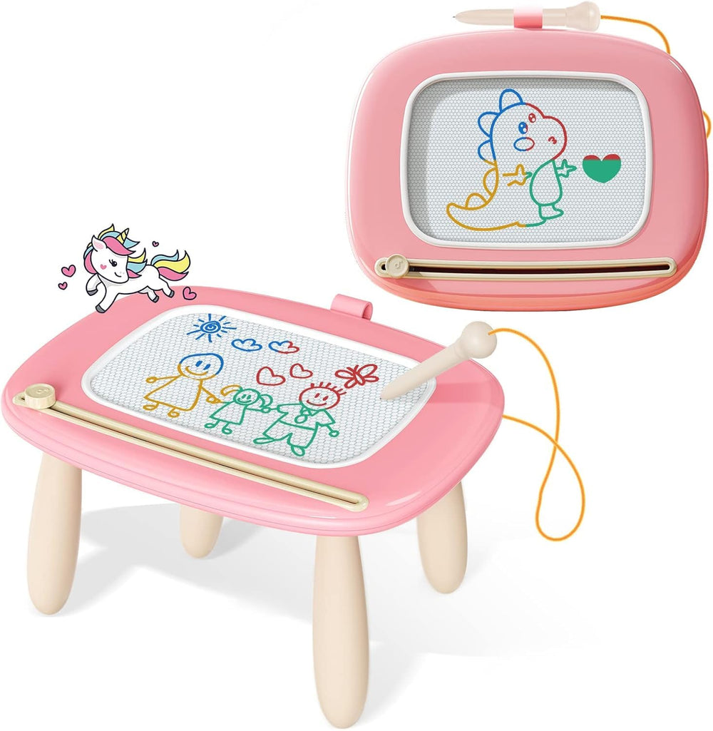 Kikidex magnetic drawing board for toddlers with doodle surface encouraging early creativity.