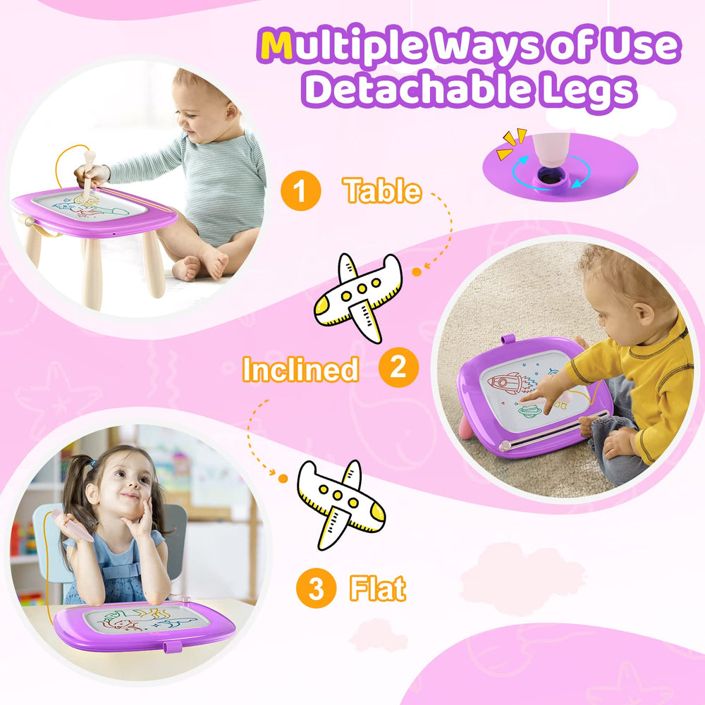 Kikidex adjustable legs adapting to growing toddlers' comfort