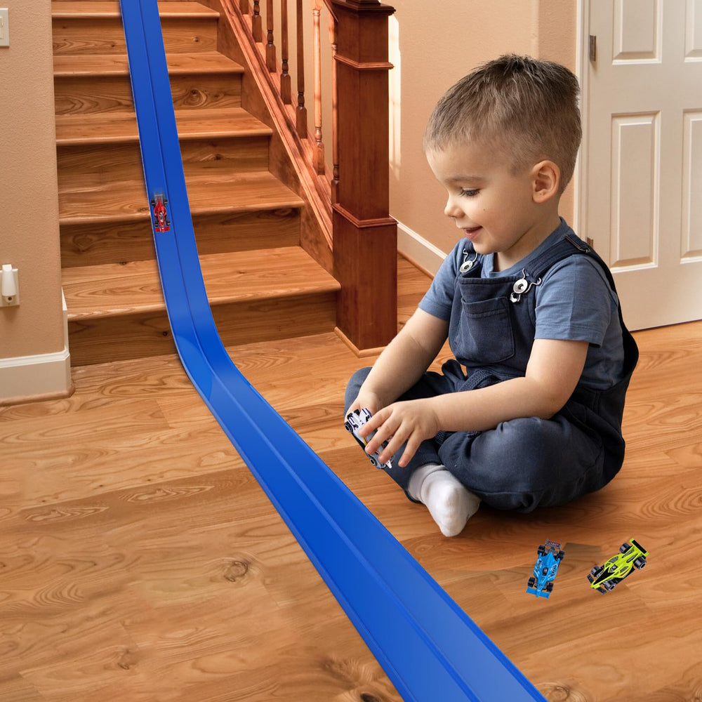 Kikikid creative layouts with loops and ramps for imaginative racing