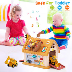 Kikikid steering wheel with car track sparks imaginative pretend play.