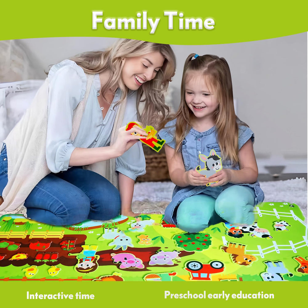 Kikiyaki safe and durable flannel board: robust kid-friendly fabric for lasting use.