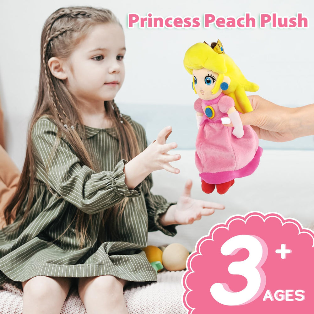 KILATIVE Princess Peach plush colorful design faithful to character.