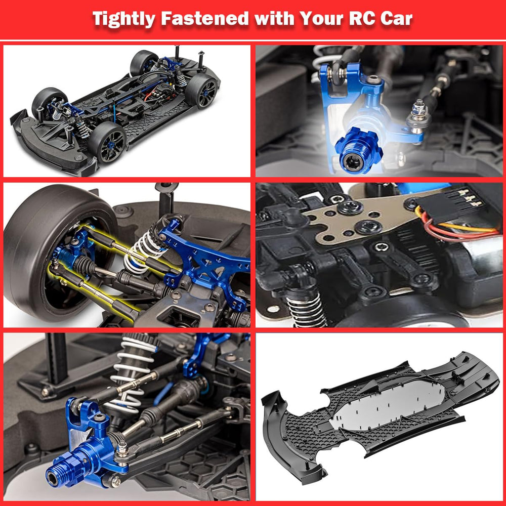Kimapeso compatible with 1/8 to 1/18 scale RC cars for versatile repairs