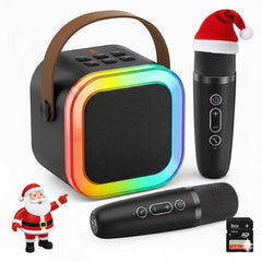 KimLamPro Kids Karaoke Machine front view for easy home entertainment and travel use