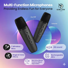 KimLamPro LED light show enhancing performances with beat-synced colors