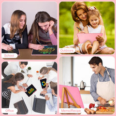 Kinayue kid-friendly stylus with anti-loss design and storage slot.