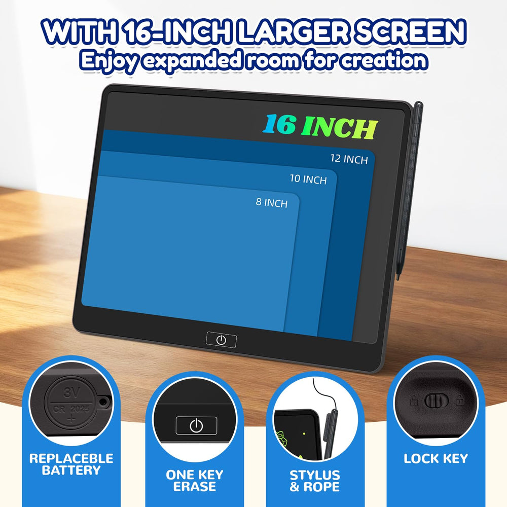 Kinayue stylus with anti-lost design for tidy doodling.