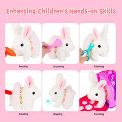 Kindenwinn bunny features wiggling ears for lifelike charm