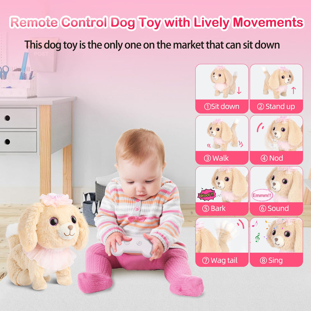 Kindenwinn puppy toy barking feature fuels imaginative play