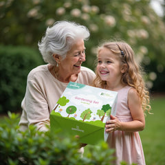 Kinderific fork aids careful soil turning for young gardeners.