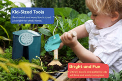 Kinderific kids-tools-fork supports imaginative outdoor gardening play.